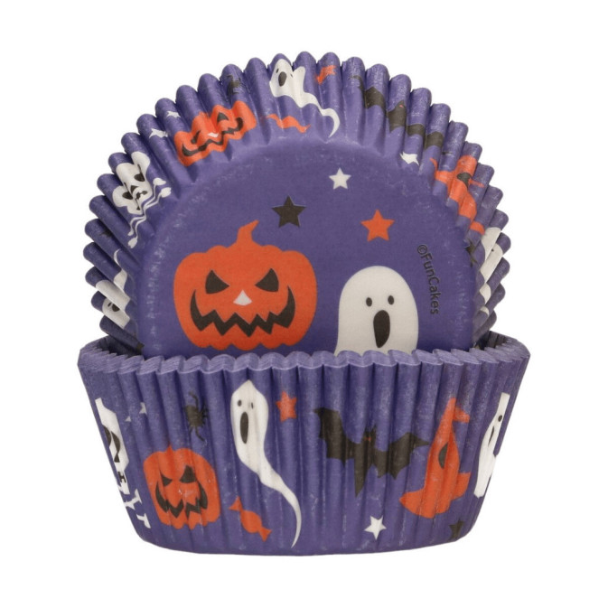 caixas de cupcake de halloween