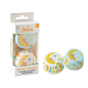 36 forminhas de cupcake de ursinho