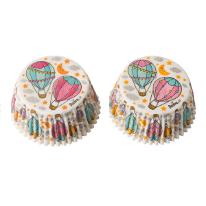 caixas de balão-cupcake de ar quente