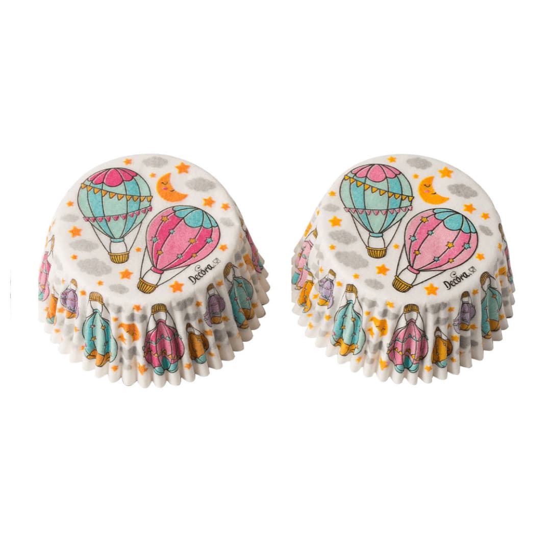 caixas de balão-cupcake de ar quente