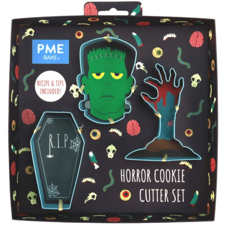 conjunto de cortador de biscoitos de terror