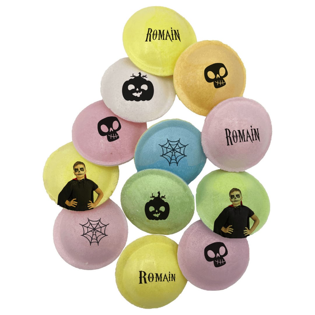 pires de doces personalizados para o Halloween