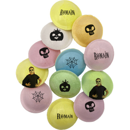 pires de doces personalizados para o Halloween