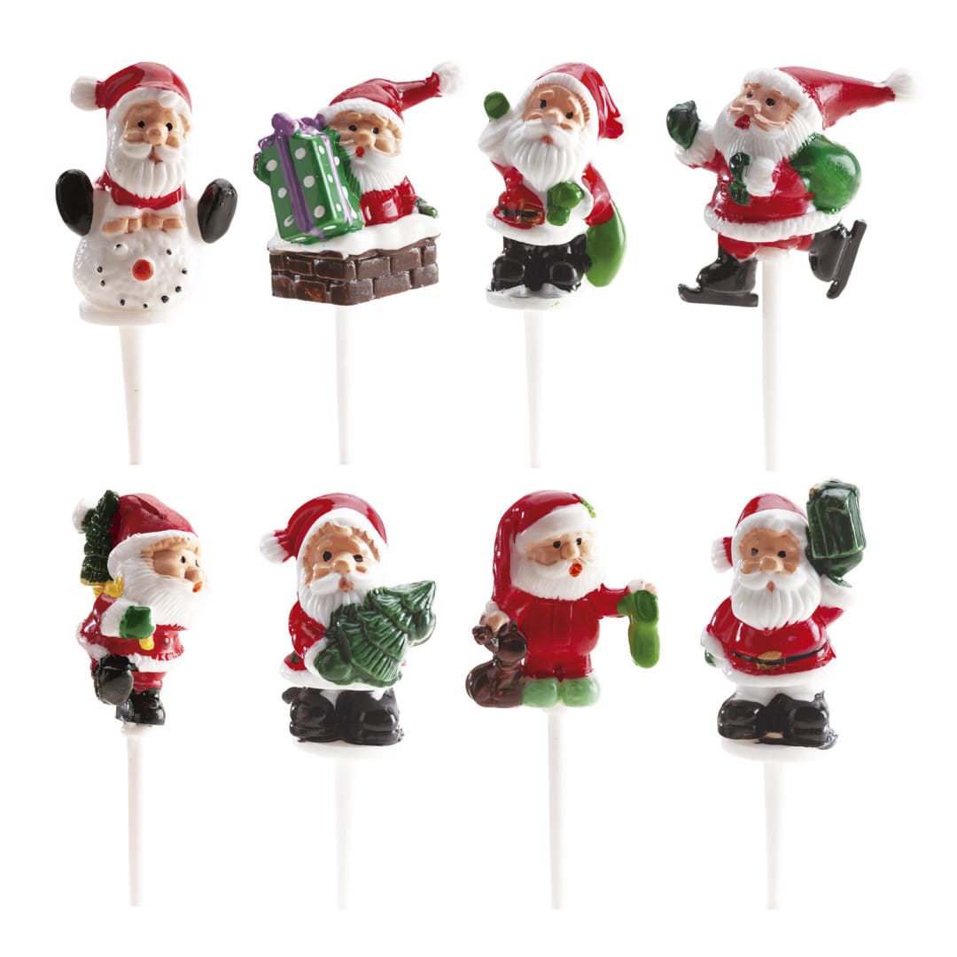 8 escolhas decorativas de Papai Noel para registro