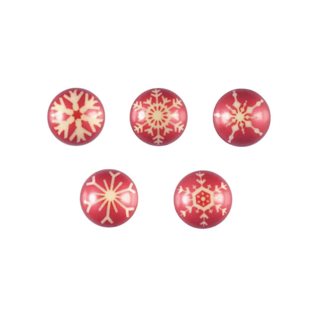 bolas-de-flocos-de-chocolate-vermelho-para-tora
