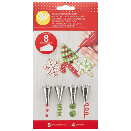 pacote de tomadas de natal wilton