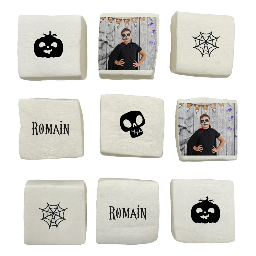 marshmallows de halloween personalizados