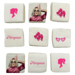 marshmallows personalizadps com tema de boneca