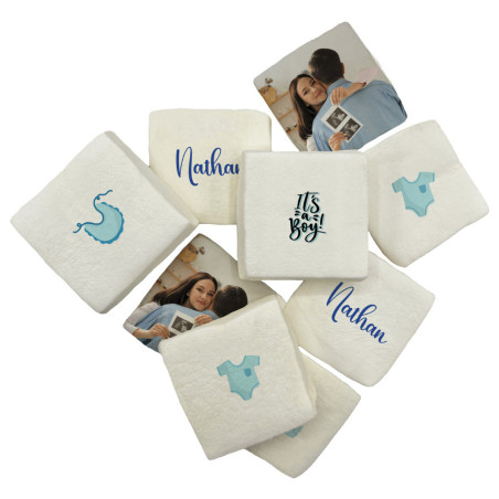 marshmallows-revelação de gênero personalizada