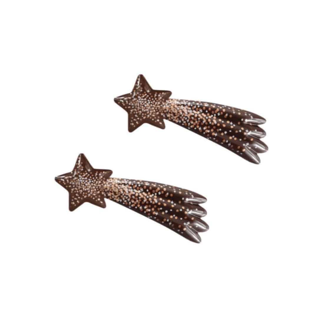 decorações-chocolat-comete-pour-buche