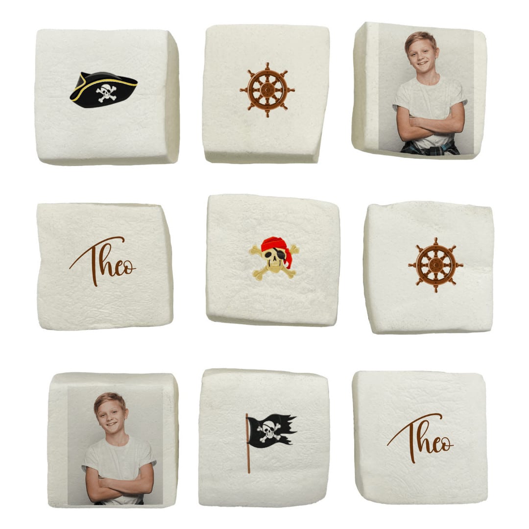 marshmallows piratas personalizados