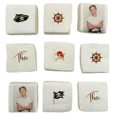 marshmallows piratas personalizados
