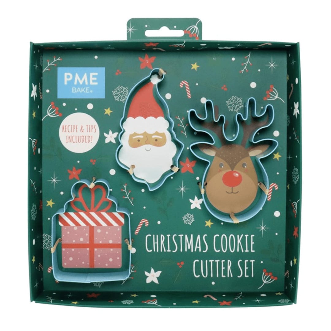 Conjunto de cortador de biscoitos Papai Noel
