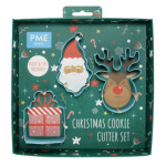 Conjunto de cortador de biscoitos Papai Noel
