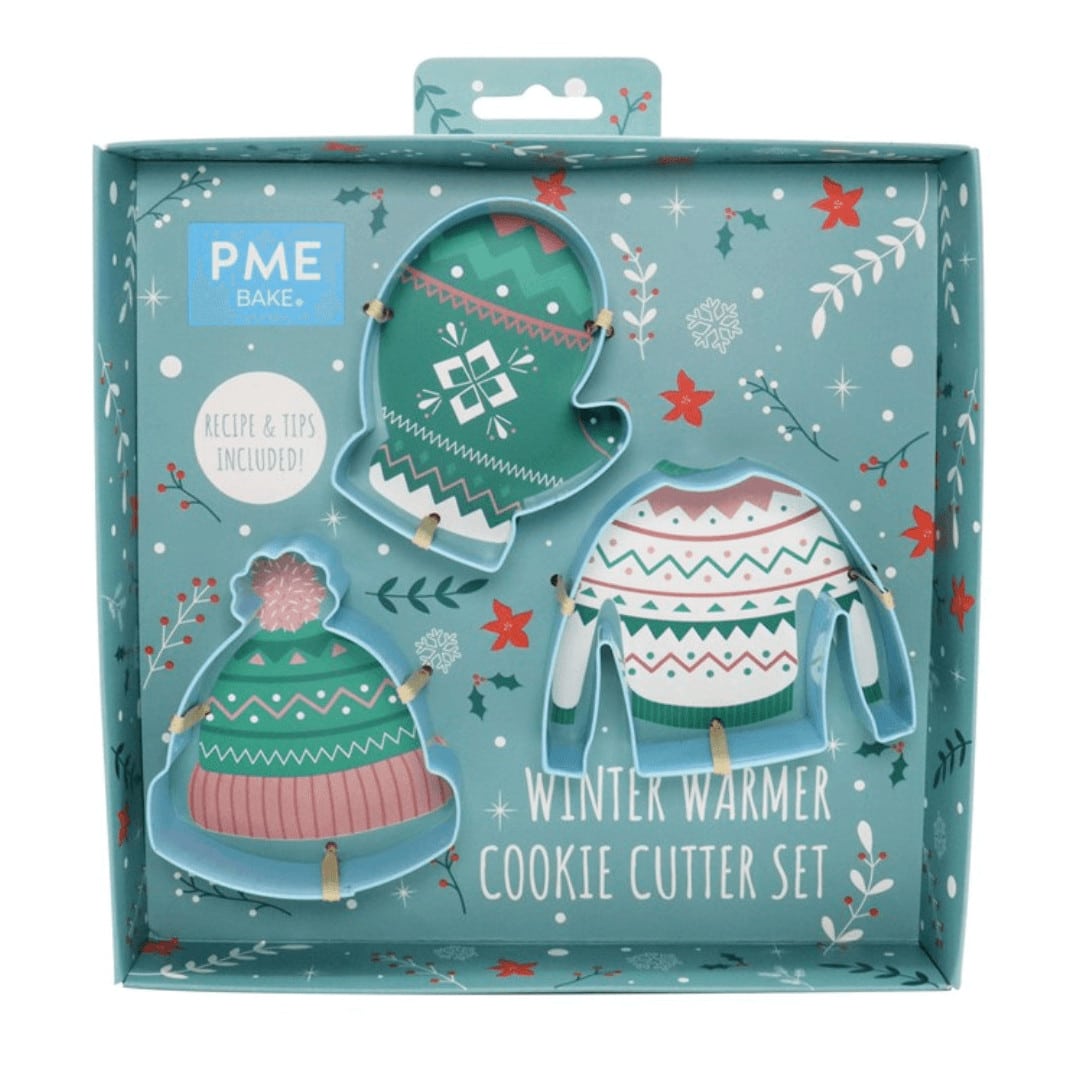 conjunto de cortador de biscoitos de inverno