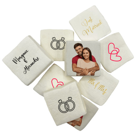 casamento com marshmallows