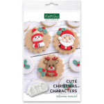 molde de personagem de natal de silicone