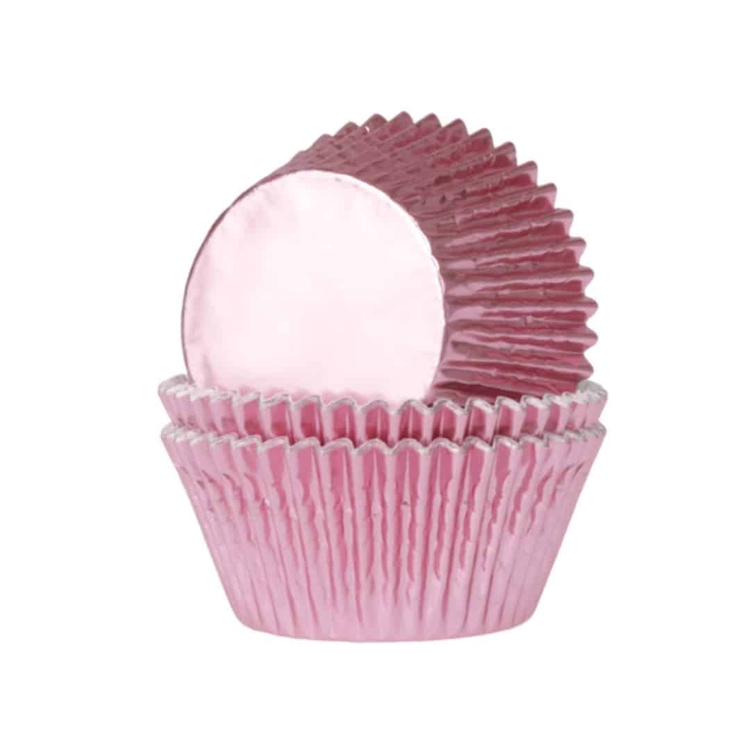 caixas-de-cupcake-rosa-bebê-metálicas