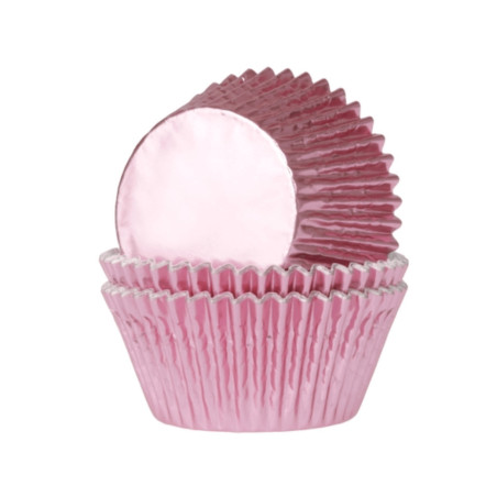 caixas-de-cupcake-rosa-bebê-metálicas