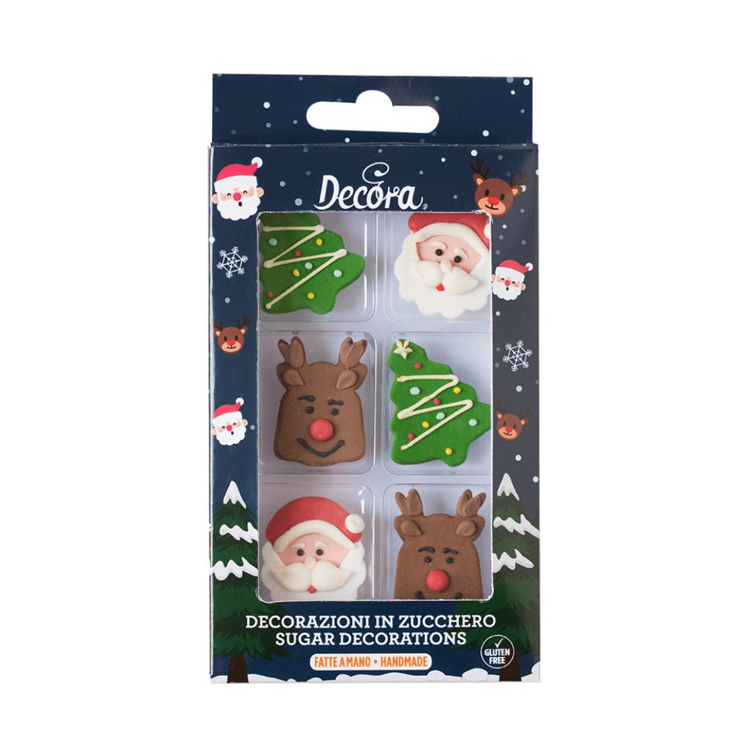 tópicos de açúcar de natal