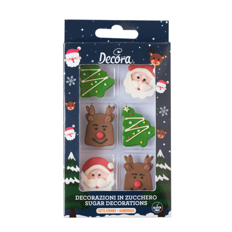 tópicos de açúcar de natal