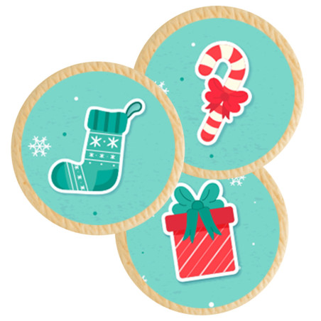 mini-discos de natal