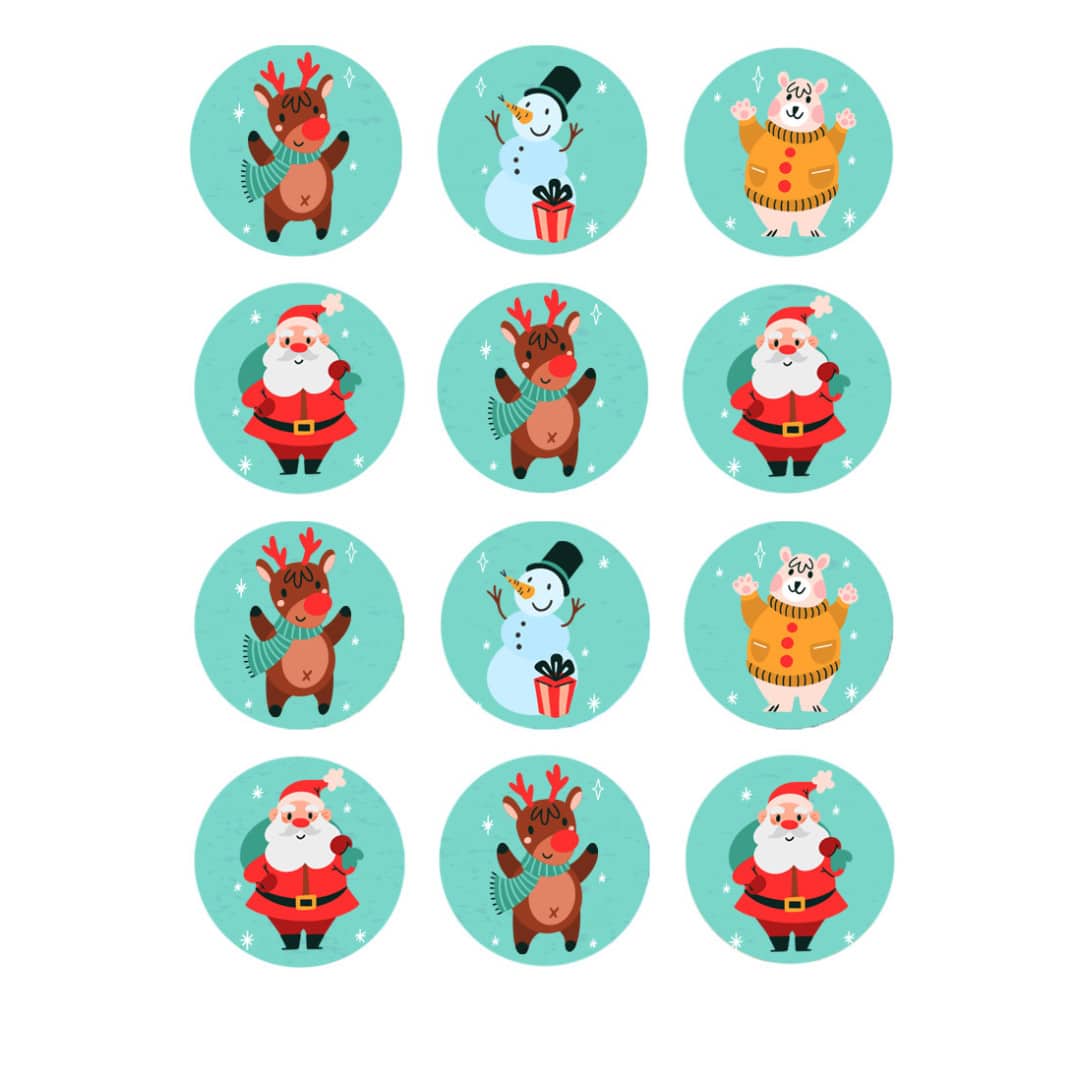 mini-discos-comestíveis-de-natal
