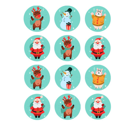 mini-discos-comestíveis-de-natal