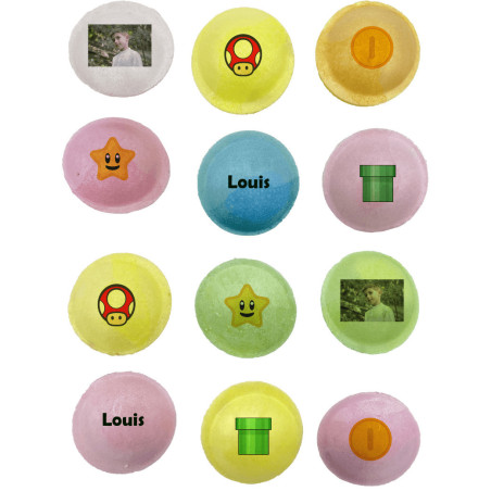 cogumelo de videogame de disco voador personalizável