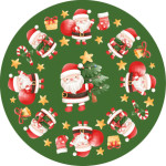 caixas-de-cupcake-verdes-papai Noel