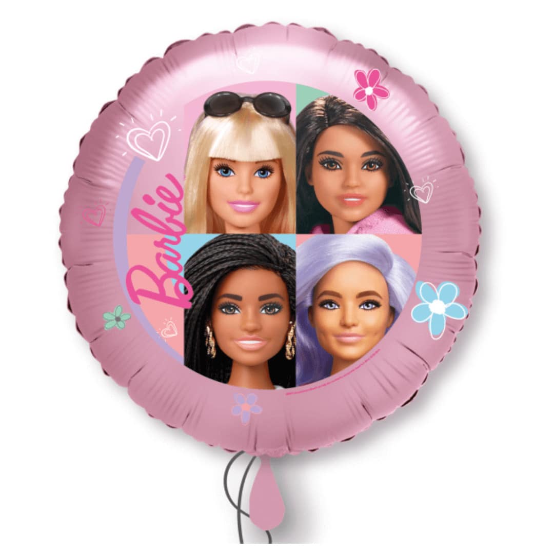 barbie-balão redondo de hélio