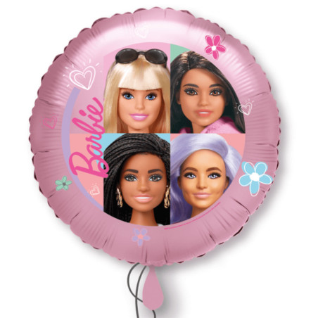 barbie-balão redondo de hélio