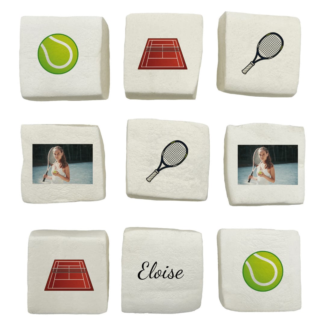 marshmallows de tênis personalizados