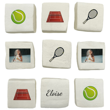 marshmallows de tênis personalizados