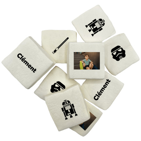 marshmallows customizáveis de Star Wars