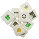 marshmallows personalizáveis de videogame de cogumelo