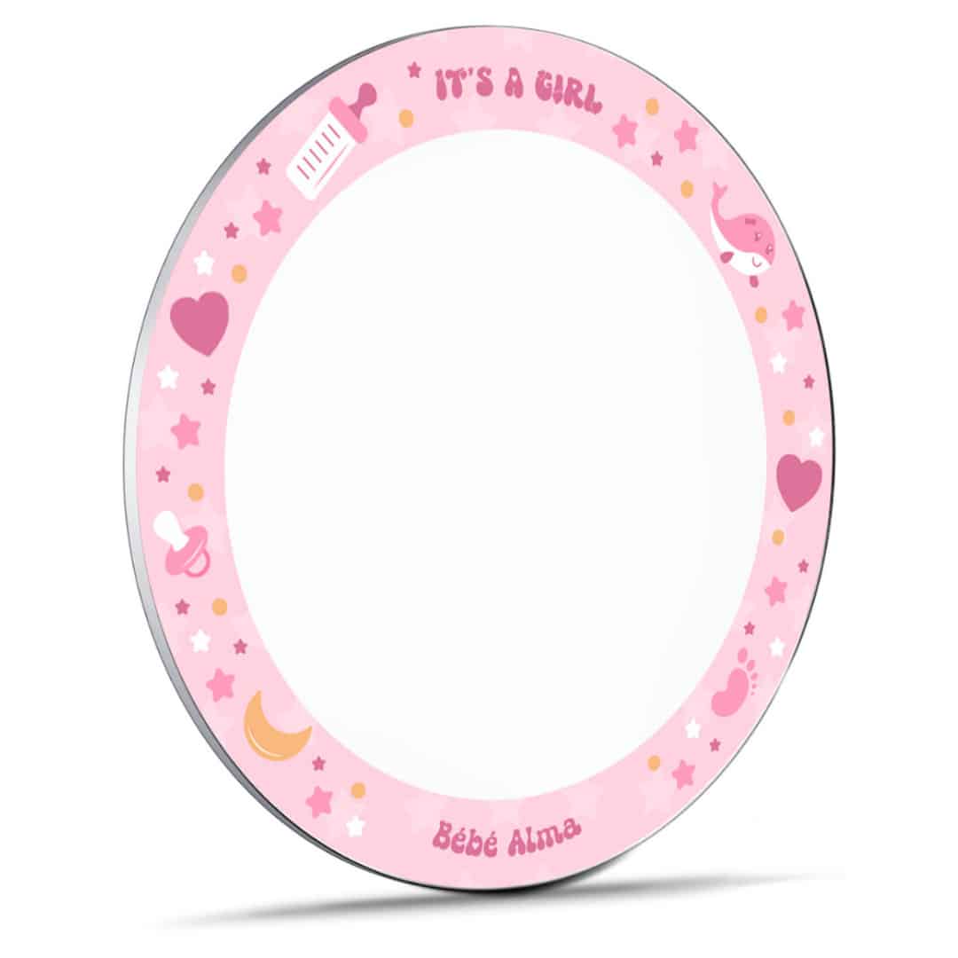 bandeja de bolo personalizada é uma menina