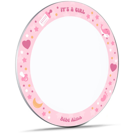 bandeja de bolo personalizada é uma menina
