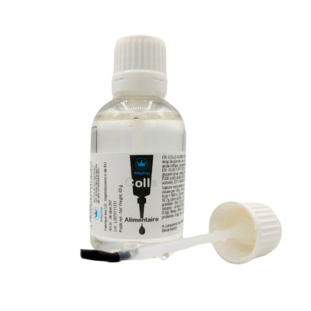 Cola alimentar com pincel 63 gr | Silkytop