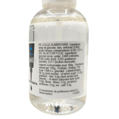 Cola alimentar com pincel 63 gr | Silkytop