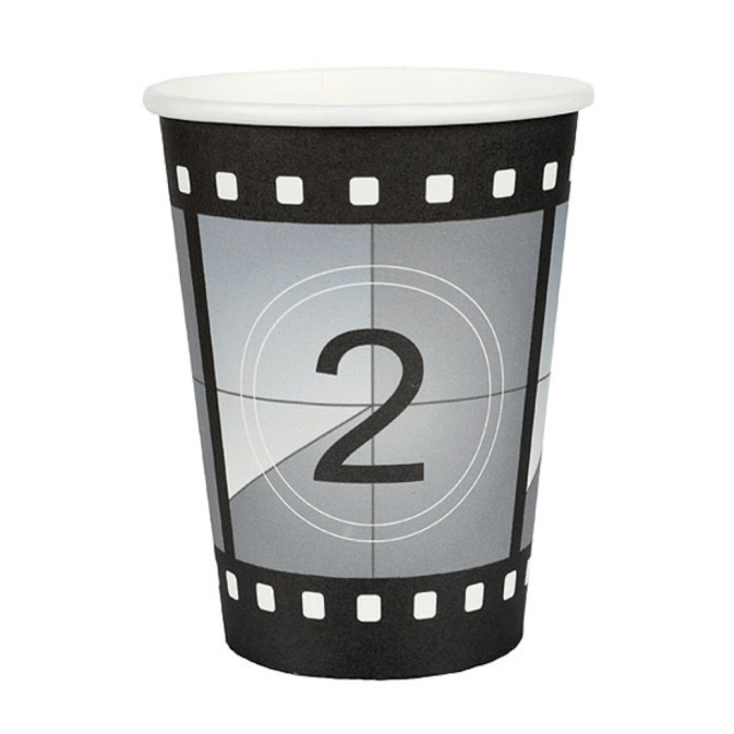 copos de contagem de cinema