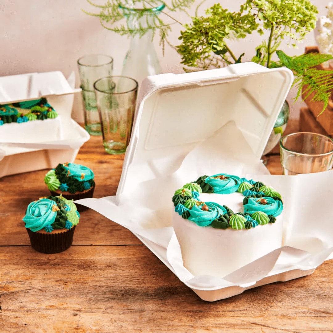 funcakes de bolo de caixa de bento