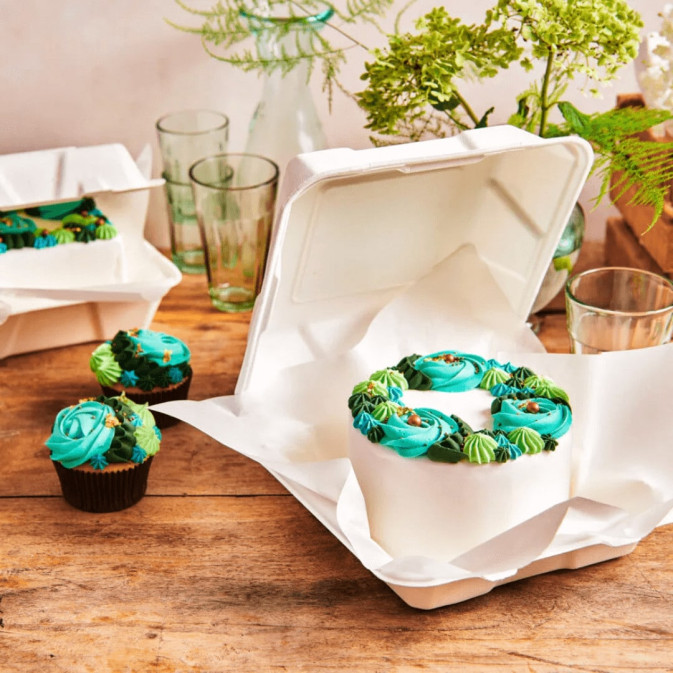 funcakes de bolo de caixa de bento