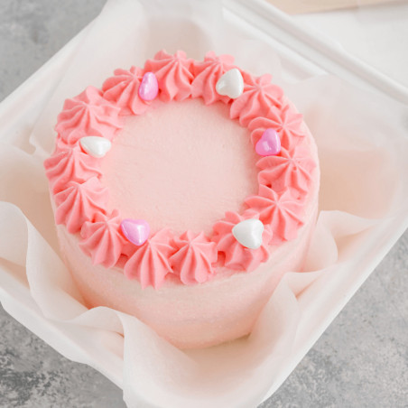 bolo bento rosa