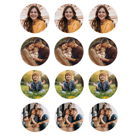 discos de cupcake personalizados