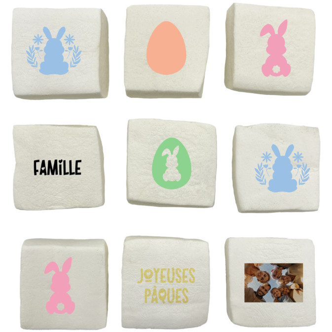 marshmallows de páscoa personalizados