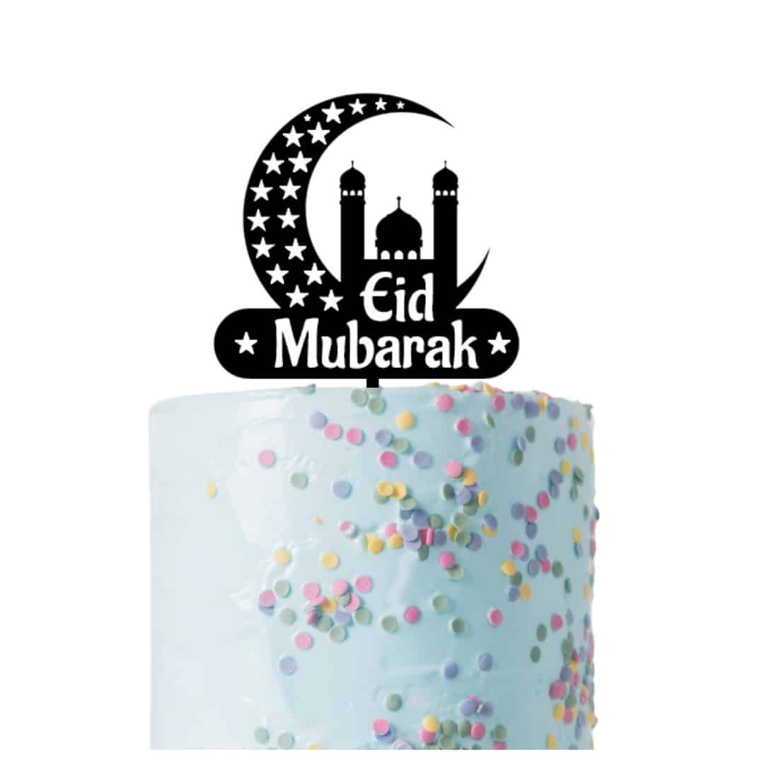 topo de bolo eid mubarak