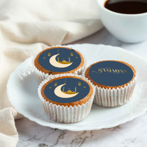 12 mini discos Ramadan 5 cm