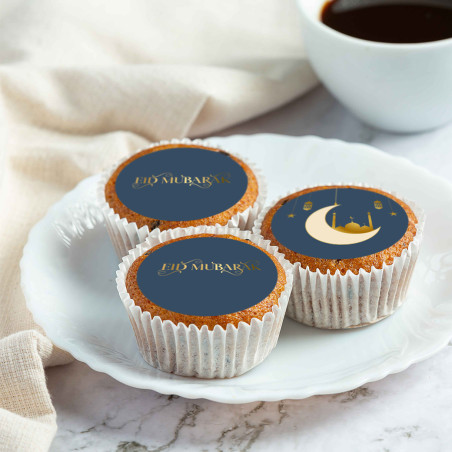 mini-discos-e-cupcake-de-eid-de-açúcar