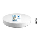 boneco de bolo silkytop redondo com 5cm de altura